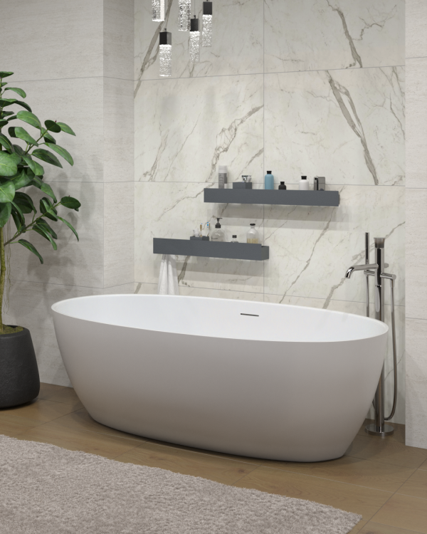 Полка-органайзер с двумя секциями Loco 60 (нерж. графит) — изображение 2