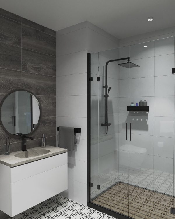 Полка-органайзер с одной секцией Loco 30 (черный) — изображение 4