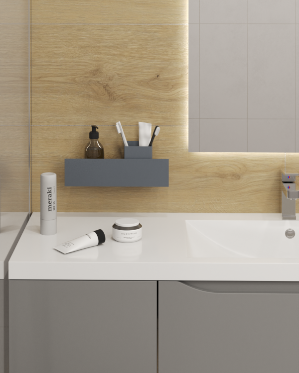 Полка-органайзер с одной секцией Loco 30 (графит) — изображение 4