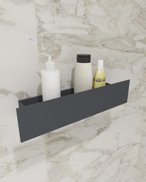 Полка-органайзер с одной секцией Loco 30 (нерж. графит) — изображение 3