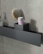 Полка-органайзер с тремя секциями Loco 80 (черный) — изображение 3