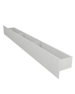 Полка-органайзер с тремя секциями Loco 80 (нерж. белый)