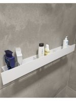 Полка-органайзер с тремя секциями Loco 80 (нерж. белый) — изображение 3