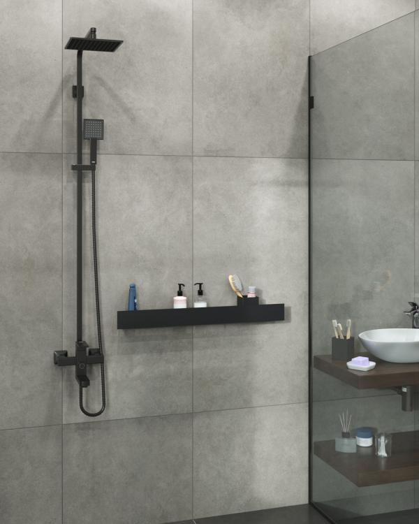 Полка-органайзер с тремя секциями Loco 80 (нерж. черный) — изображение 3