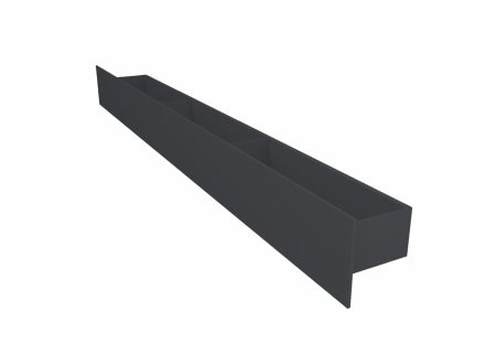 Полка-органайзер с тремя секциями Loco 80 (нерж. графит)