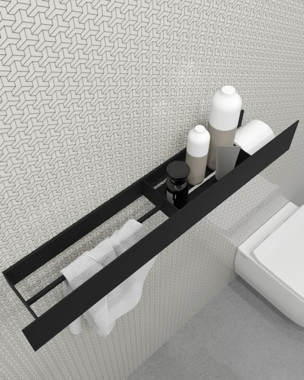 Полка Varius L (черный) — изображение 2