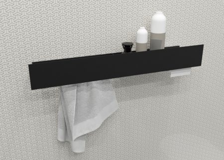 Полка Varius L (черный)