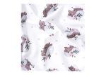 Простынь для кроватки mini, размер 58*118 см (ёжики с цветами, трикотаж) — изображение 4