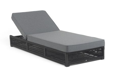 "Ривьера" шезлонг плетеный из роупа