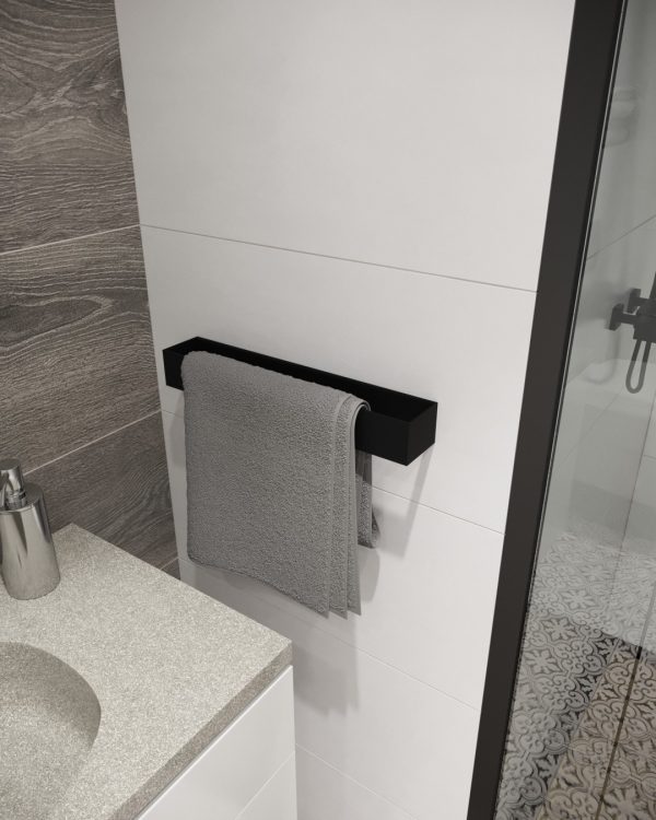Штанга для полотенца Bracket (черный) — изображение 2