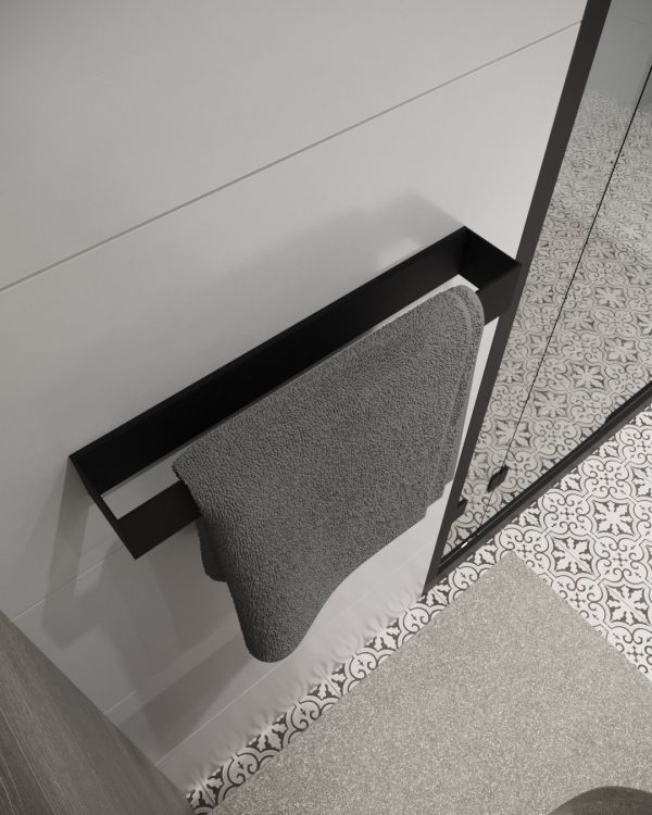 Штанга для полотенца Bracket (черный) — изображение 3