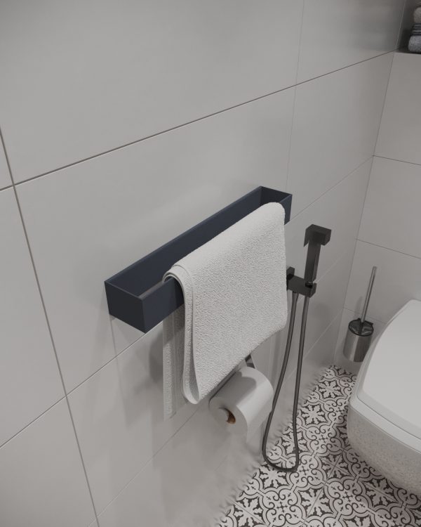 Штанга для полотенца Bracket (графит) — изображение 3