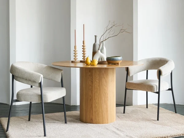 Стол обеденный Mono D90/D44/H75 дуб — изображение 3