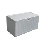 Стол-сундук пластик серый 110*55 см 276л — изображение 2
