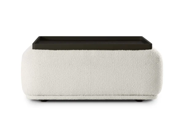 Столик прямоугольный Fabro белый, черный — изображение 3