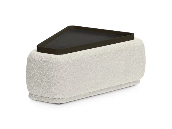 Столик-трапеция Fabro белый, черный — изображение 2