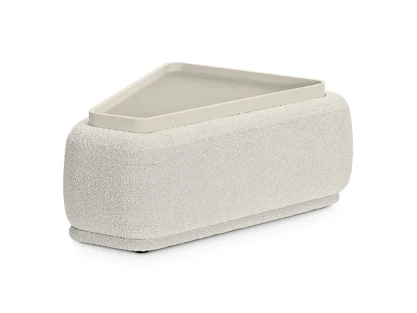 Столик-трапеция Fabro белый, бежевый — изображение 2