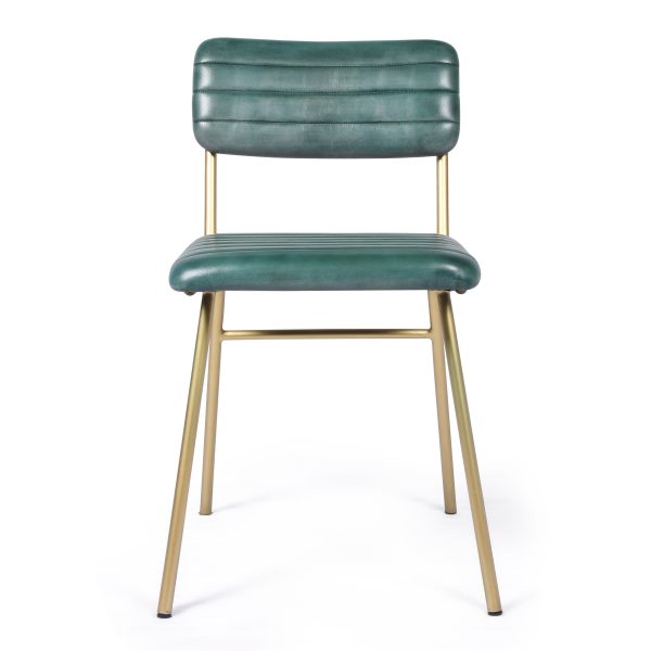 Стул АНУПАМА Грин, натуральная кожа — изображение 3