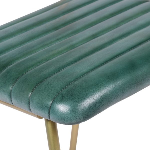 Стул АНУПАМА Грин, натуральная кожа — изображение 5