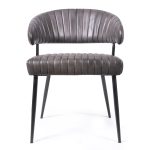 Стул АВАСТХА Грей, натуральная кожа — изображение 3