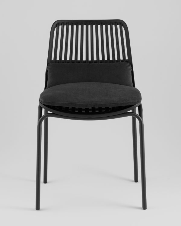 Стул Louran с подушкой чёрный 2 шт. — изображение 3