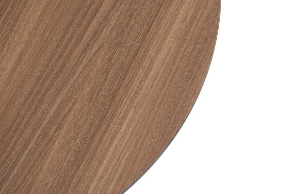 "Тюльпан" стол из HPL круглый Ø70см, цвет "дуб" — изображение 3