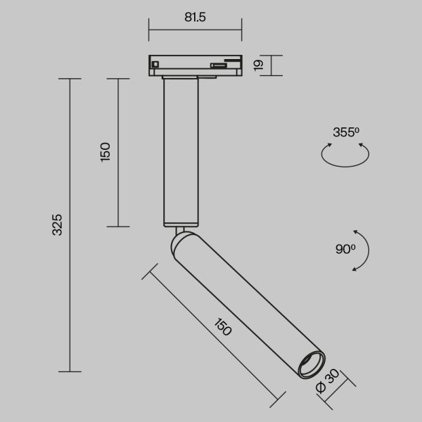 Трековый светильник Technical TR142-1-6W3K-W — изображение 3
