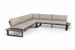 "Тулон" угловой модульный диван, каркас из алюминия — изображение 4