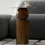 Журнальный столик с металлической столешницей, САМАТА — изображение 4