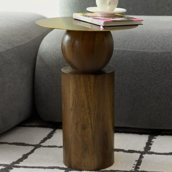 Журнальный столик с металлической столешницей, САМАТА — изображение 5