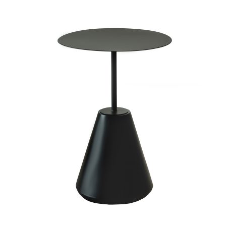 Журнальный столик с металлической столешницей