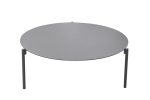 39AR-T240 Стол журнальный уличн."Атмосфера (Ambiance)"(L) антрацит d100*28см
