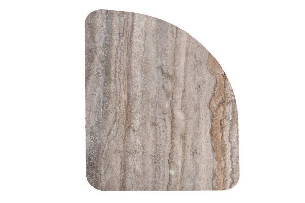 57EL-10982 Стол журнальный Арка (Arco) травертин 85*68*40см — изображение 3