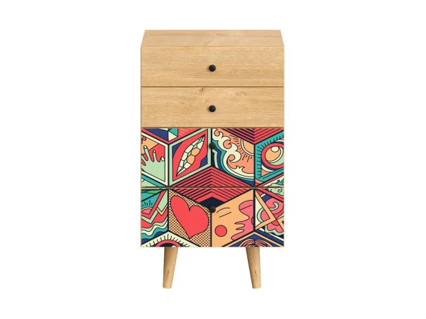 Комод малый Frida с принтом — изображение 2
