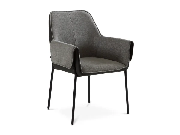 Комплект стульев Minotti 2 шт. светло-серый, темно-серый — изображение 2