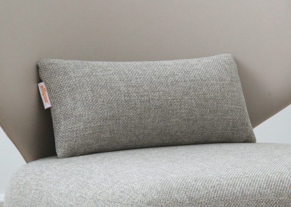 Подушка 45*20 см (бежевый, рогожка) — изображение 4