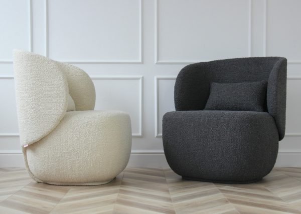 Подушка 50*30 см (серый, букле) — изображение 3