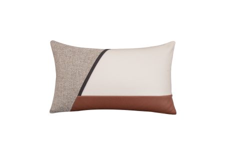 Подушка "Геометрия" 50*30 см (бежевый