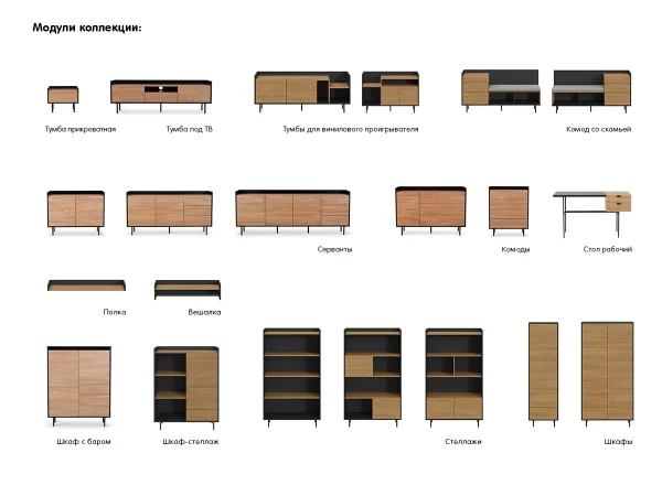 Полка Look черный — изображение 5