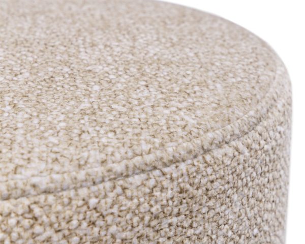 Пуф DOBRIN DANNY GOLD, бежевый твид (LEO26) — изображение 3