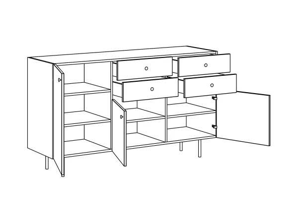 Сервант Frida с принтом — изображение 4