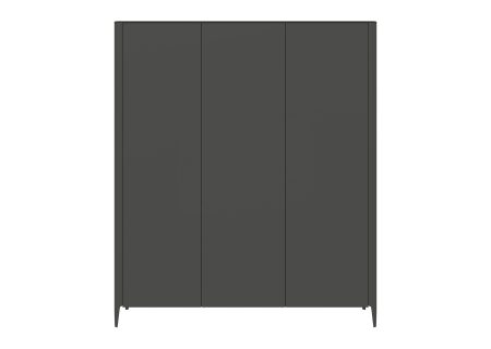 Шкаф Type 3-х створчатый (темно-серый)