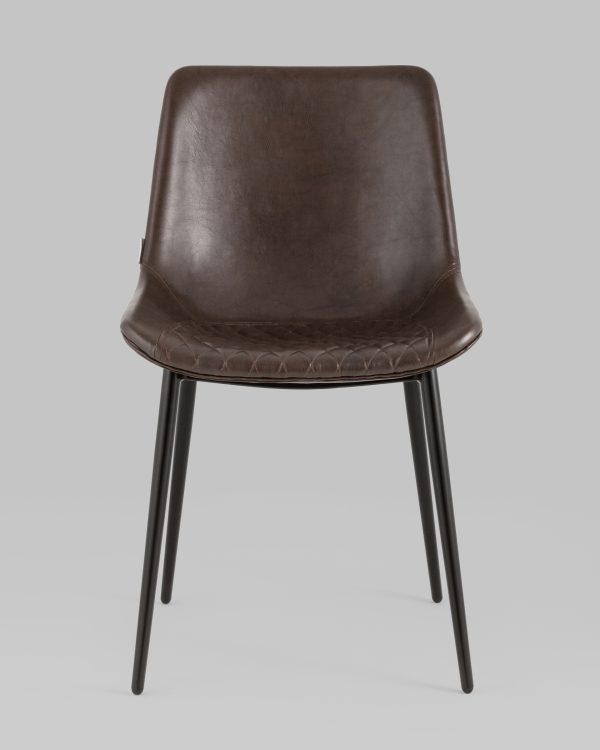 Стул Деймон экокожа коричневый — изображение 3