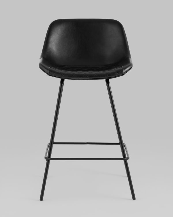 Стул полубарный Деймон экокожа черный — изображение 3