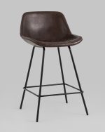 Стул полубарный Деймон экокожа коричневый — изображение 2