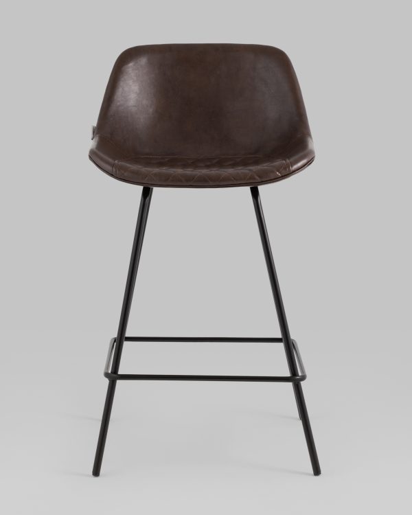 Стул полубарный Деймон экокожа коричневый — изображение 3