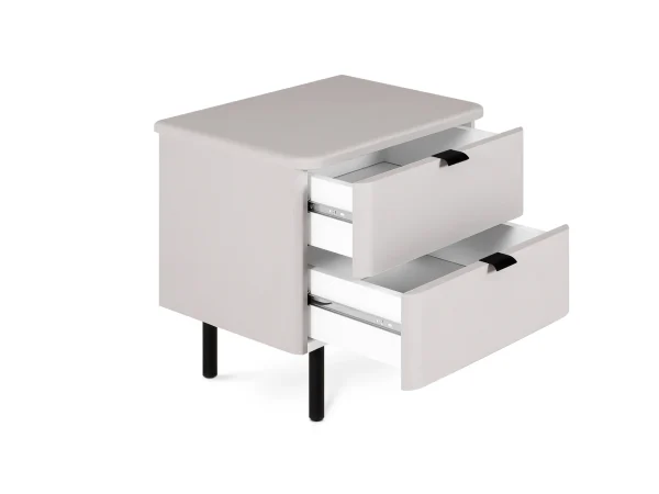Тумба прикроватная с 2-я ящиками Rimini бежевый — изображение 2