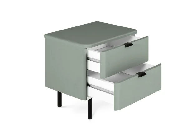Тумба прикроватная с 2-я ящиками Rimini зеленый — изображение 2