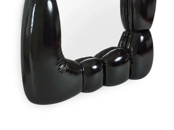 Зеркало подвесное Turi черный — изображение 5