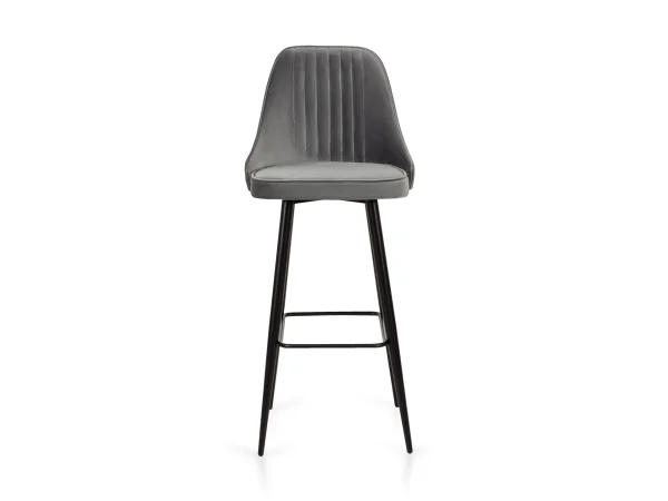 Комплект барных стульев Franz 2 шт. серый — изображение 2